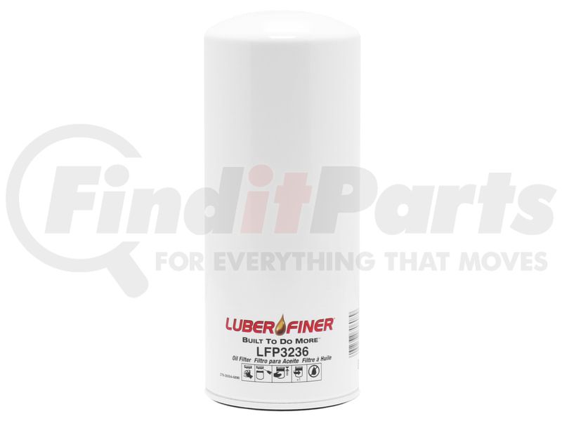 Luber-finer LFP3236 Spin-On Oil Filter - 10.35 in H x 4.29 in OD