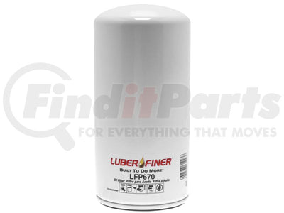 Luber-finer LFP670 Spin-On Oil Filter - 9.69 in H x 4.65 in OD