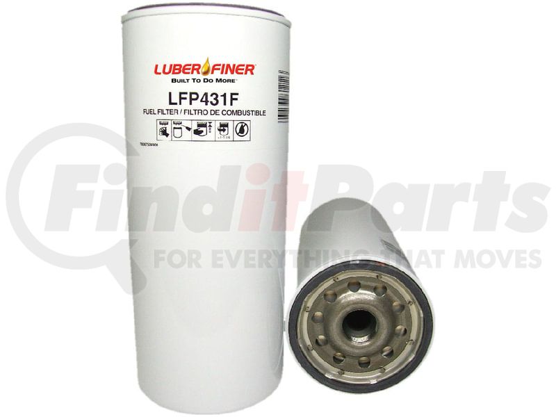 Luber-finer LFP431F Spin-On Filter - 10.35 in H x 4.33 in OD