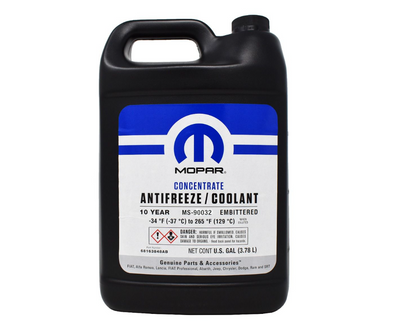 Mopar 10 Year/150,000 Mile OAT Antifreeze Concentrate - Case of 4 x 1 Gal 68163848AB