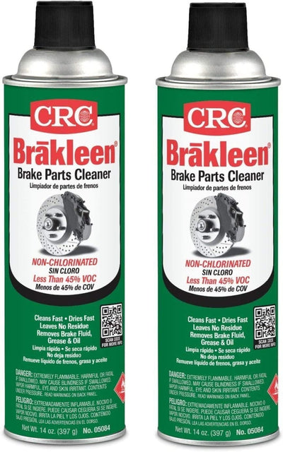 CRC 05084 Brakleen Non-Chlorinated Low VOC Brake Parts Cleaner 14 oz - Case of 12