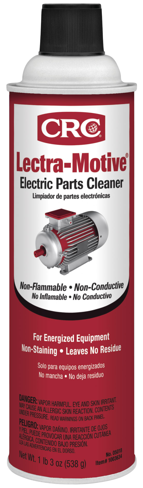 CRC 05018 Lectra-Motive Electric Parts Cleaner 19 oz - Case of 12