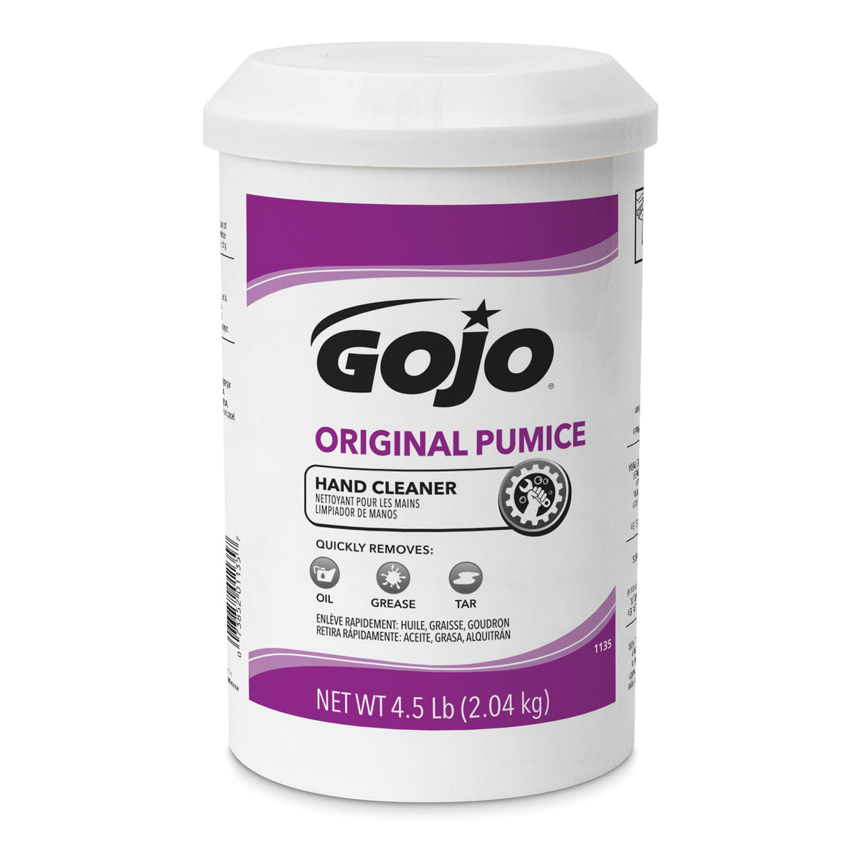 GOJO 1135-06 Original Pumice Hand Cleaner - 4.5 lb, Case of 6