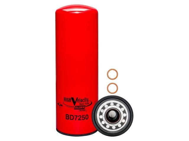Baldwin BD7250 Dual-Flow Lube Spin-On Oil Filter