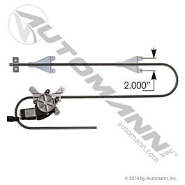 Automann Window Regulator LH Kenworth - HLK2271