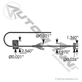 Automann Window Regulator LH Kenworth - HLK2555