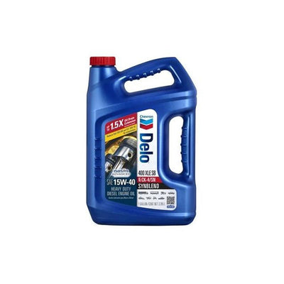 Chevron Delo 400 XLE SynBlend 15W-40 Heavy Duty Diesel Oil - Case of 3 x 1 Gal 257004388