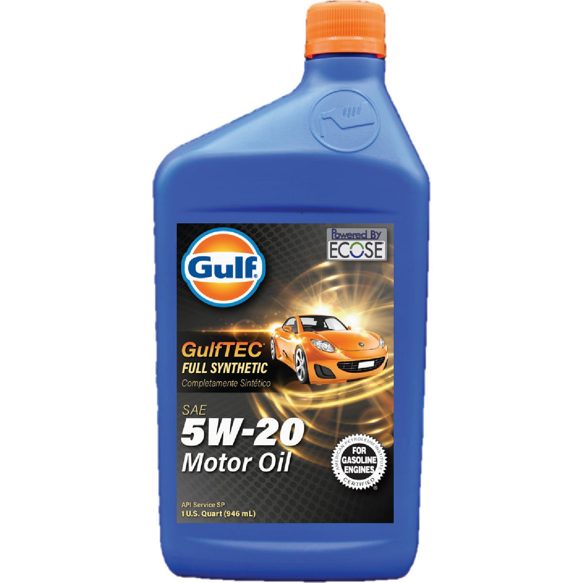Gulf GulfTEC Full Synthetic 5W-20 Motor Oil - Case of 12 x 1 Qt 330210