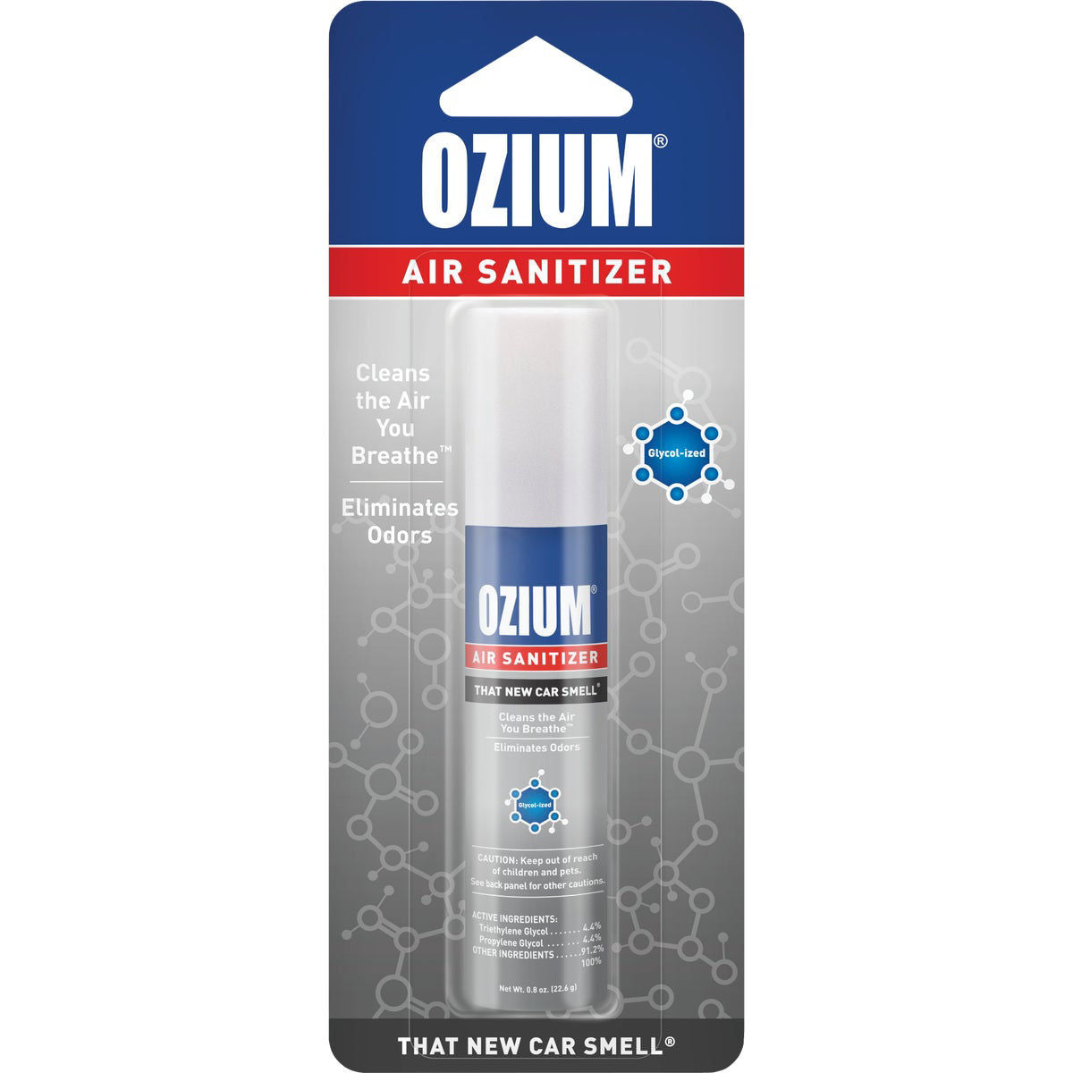 Ozium Air Sanitizer Spray, New Car Scent - 0.8 oz OZ-22