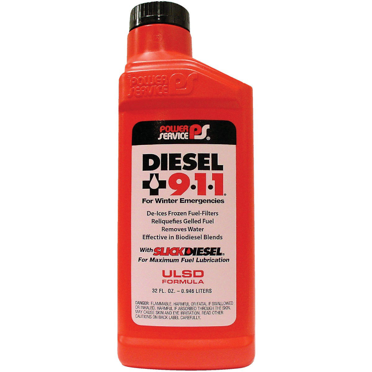 Power Service Diesel 9-1-1 Emergency Diesel Anti-Gel, 26 oz - Case of 12 - 8026-12