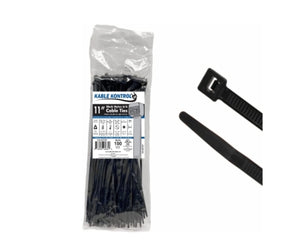 577.1150UV NYLON TIES 11IN LENGTH BLACK