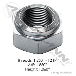 Automann Lock Nut ST 1-1/4in GR C - LN108