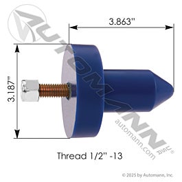 Automann Hood Pin Poly Kenworth - M17402UB