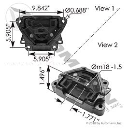 Automann Motor Mount Freightliner - M46851