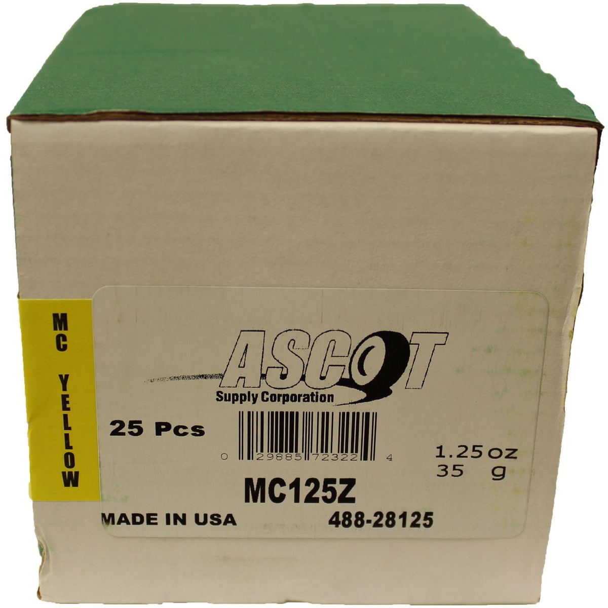 MCZ125 (asc 1.25 Zinc Mc Style Whl Weight (mc125z)) Pack Of 25