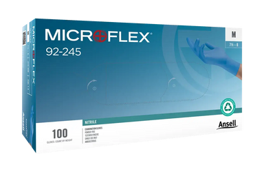 Ansell Microflex Disposable Nitrile Gloves - Medium