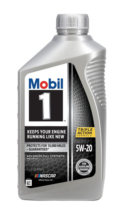 Mobil 1 Advanced Full Synthetic 5W-20 Motor Oil - Case of 6 x 1 Qt (103008)