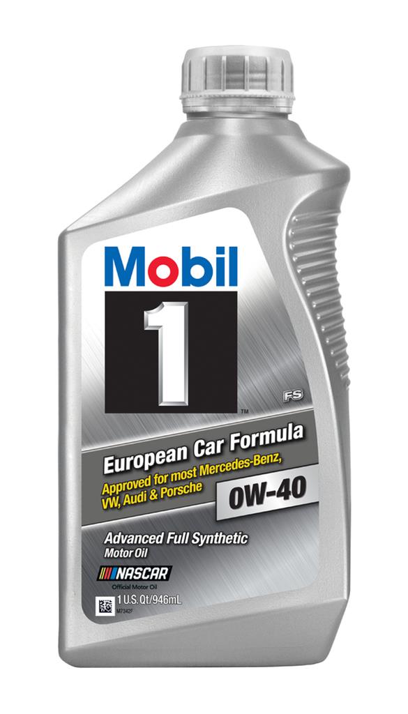 Mobil 1 FS European Car Formula 0W-40 Full Synthetic Motor Oil - Case of 6 x 1 Qt (112628)