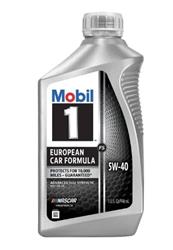 Mobil 1 FS European Car Formula 5W-40 Full Synthetic Motor Oil - Case of 6 x 1 Qt (126232)
