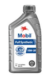 Mobil Full Synthetic 10W-30 Motor Oil - Case of 6 x 1 Qt (128562)