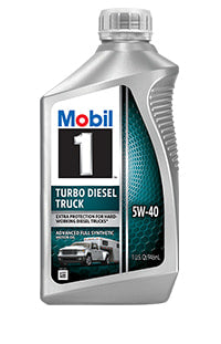 Mobil 1 Turbo Diesel Truck 5W-40 Full Synthetic Diesel Oil - 1 Gallon