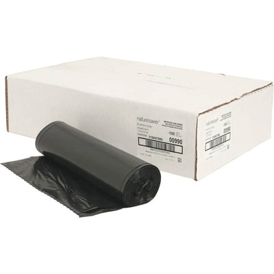 Heavy Duty Black Trash Bags 46 Gallon - 100 Count