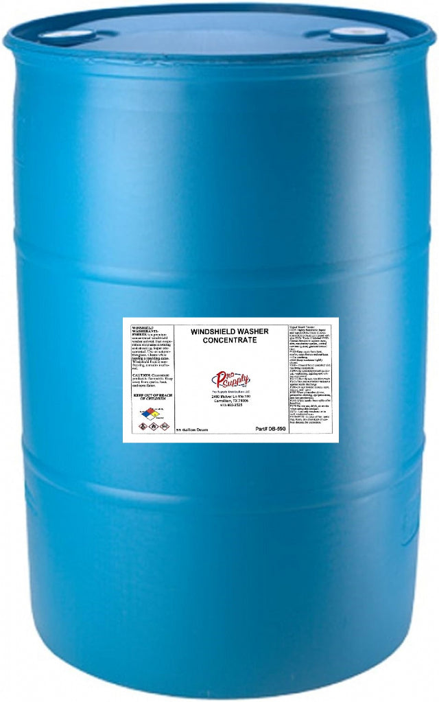 Windshield Washer Fluid Concentrate - 55 Gallon Drum