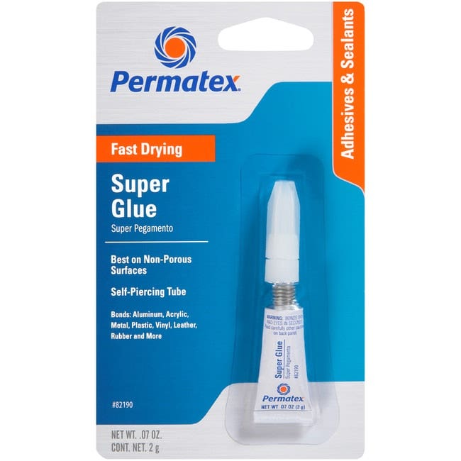 Permatex Super Glue - 2 g (0.07 oz) Tube - 82190