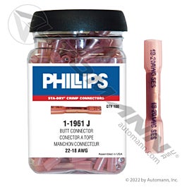 Phillips Butt Conn 22-18 ga Heat Shrink STA-DRY - PHI1-1961J