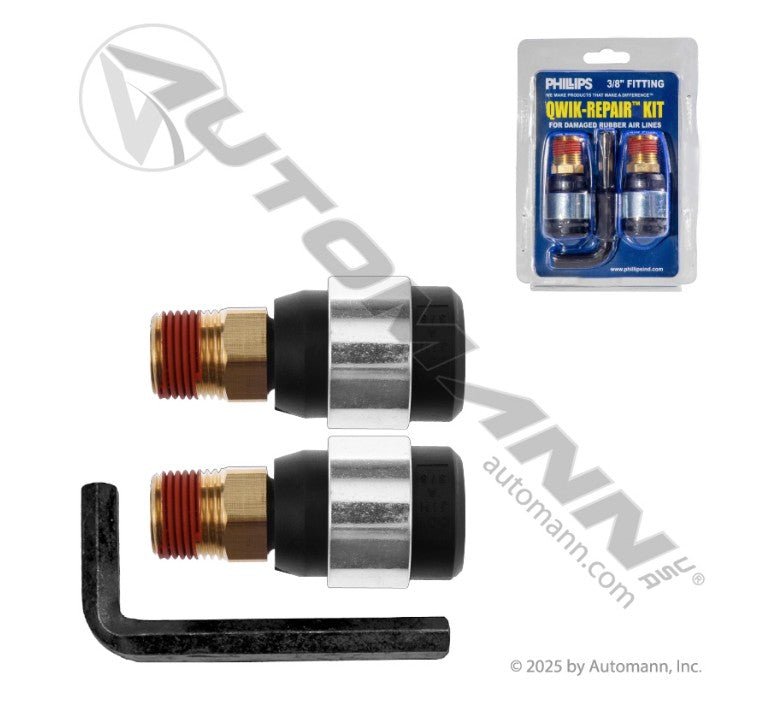Phillips Rubber Air Brake Hose QWIK-REPAIR Kit - 3/8 in - PHI12-052
