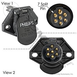 Phillips QCS&reg, Socket 7 Pin w/Bullet STA-DRY - PHI16-726