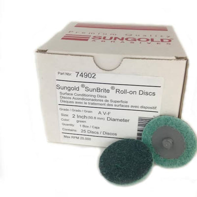 2 in Green Type R Quick-Change Surface Conditioning Discs