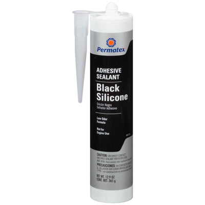 Permatex Black Silicone Adhesive Sealant - 12.9 oz Cartridge 81173