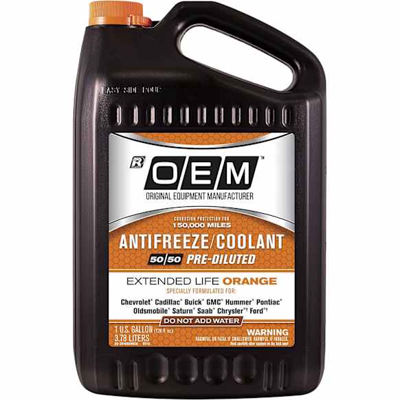 Recochem OEM Extended Life Orange 50/50 Antifreeze/Coolant for GM/Ford/Chrysler (4 x 1 Gal) - 86-384OOEMGM