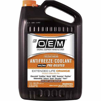 Recochem OEM Extended Life Orange 50/50 Antifreeze/Coolant for GM/Ford/Chrysler (4 x 1 Gal) - 86-384OOEMGM