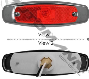 571.LG267R MARKER LIGHT LOW PROFILE REFLEX RED