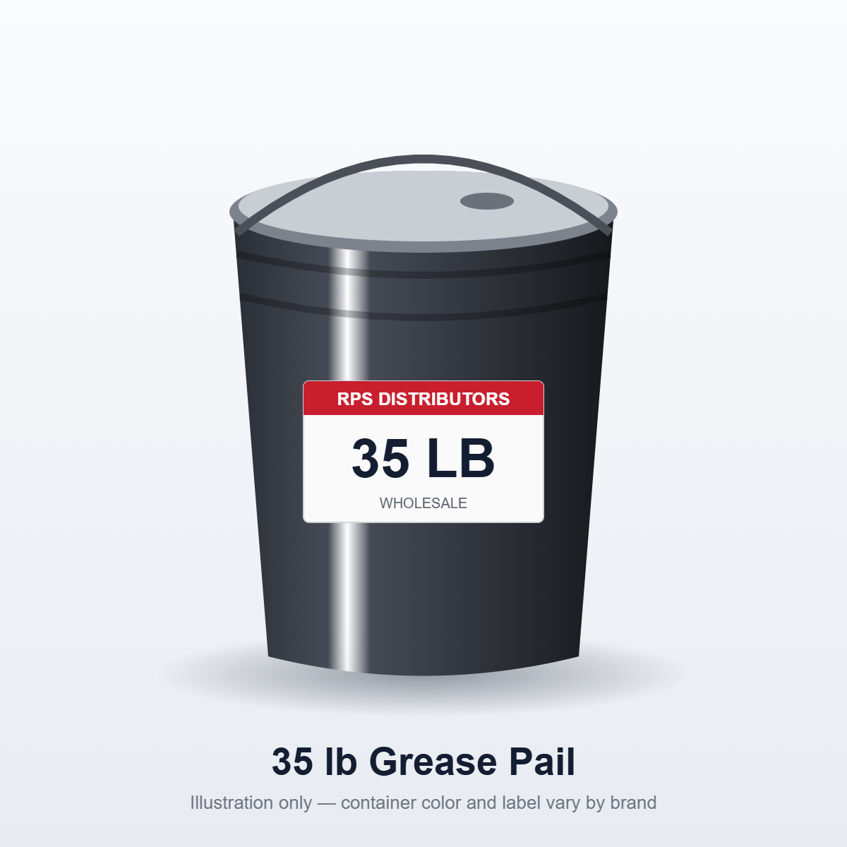 35 lb grease pail (illustration)