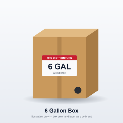 6 gallon box (illustration)