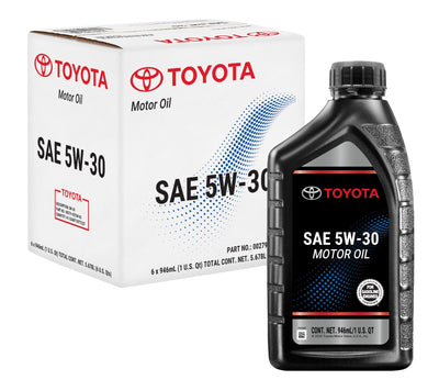 Toyota Genuine Synthetic 5W-30 Motor Oil - Case of 6 x 1 Qt