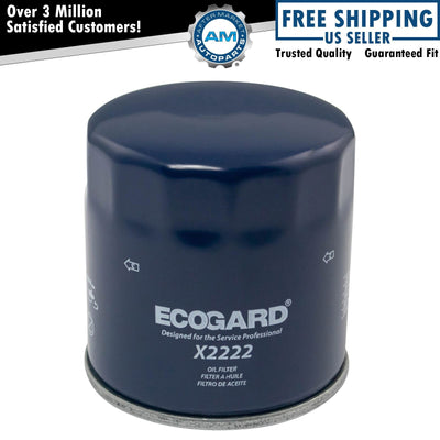 Ecogard X2222 Premium Spin-On Engine Oil Filter