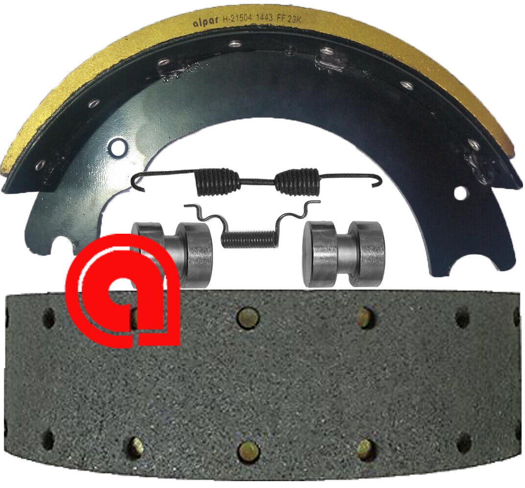HD Pioneer H-21408E 1308E Brake Shoe Box Kit for Eaton Front Steer Axle - 23K Lining