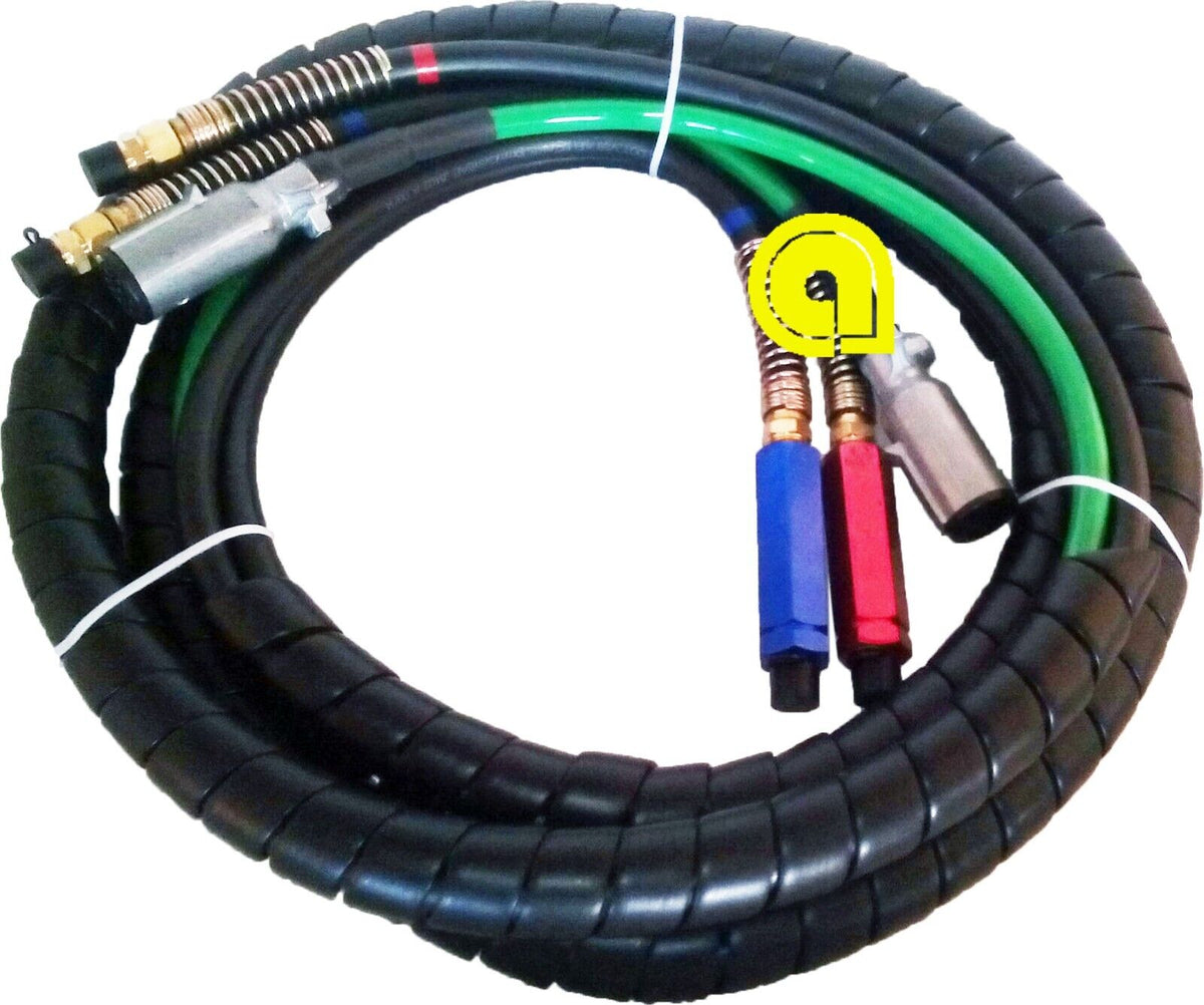 HD Pioneer H-70302 ABS 3-in-1 Air Hose and Cable Set - 12 ft