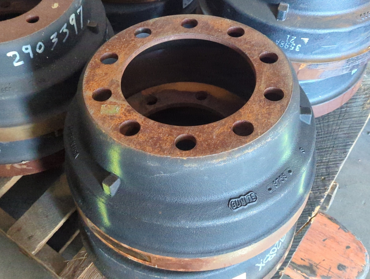 3758 Front Brake Drum - 16.5 x 5 Cast Iron Outboard
