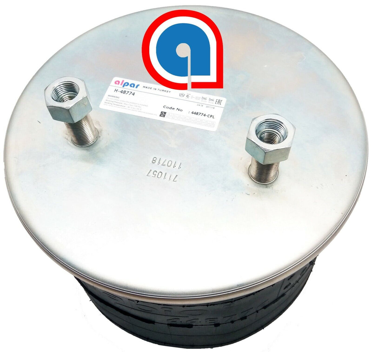 HD Pioneer H-48774 8774 Air Spring - Replaces Hendrickson S-25873, 1R14-172, AS-0159