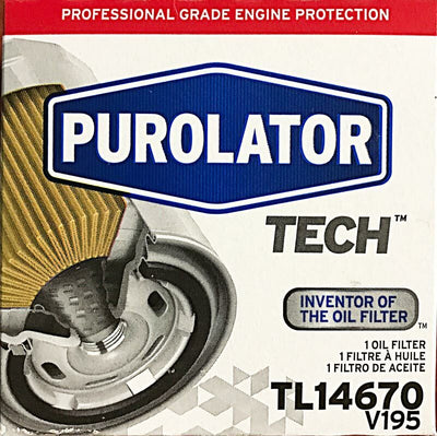 PurolatorTECH Oil Filter, Case of 12 TL14670