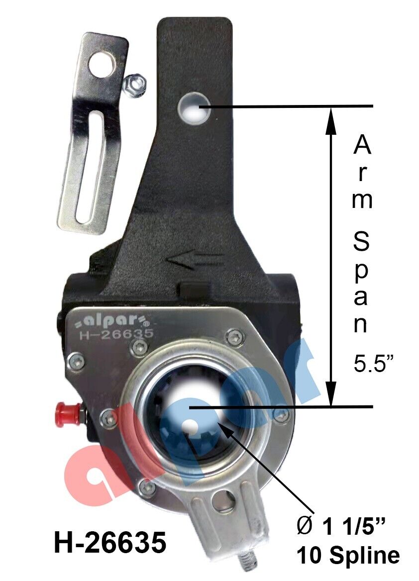 HD Pioneer H-26635 Automatic Slack Adjuster - 1-1/2 in 10 Spline x 5.5 in Arm