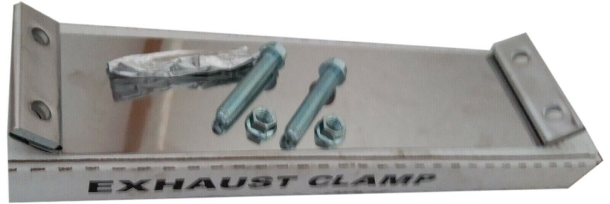 HD Pioneer H-51154 Flat Band Exhaust Clamp - 4 in Stainless (FBC400)