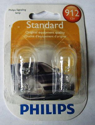Philips 912 Standard Miniature Bulb (2-Pack Blister, Box of 10) - 912B2