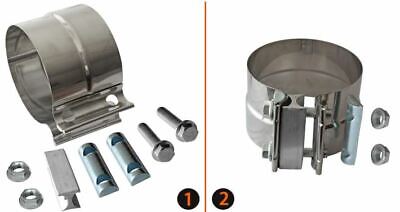 HD Pioneer H-51114SS Preformed Lap Joint Band Clamp - 4 in Stainless