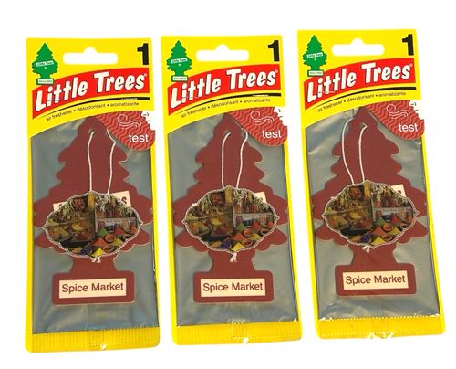 Little Trees Spice Market Hanging Car Air Freshener (1-Pack) - U1P-10284